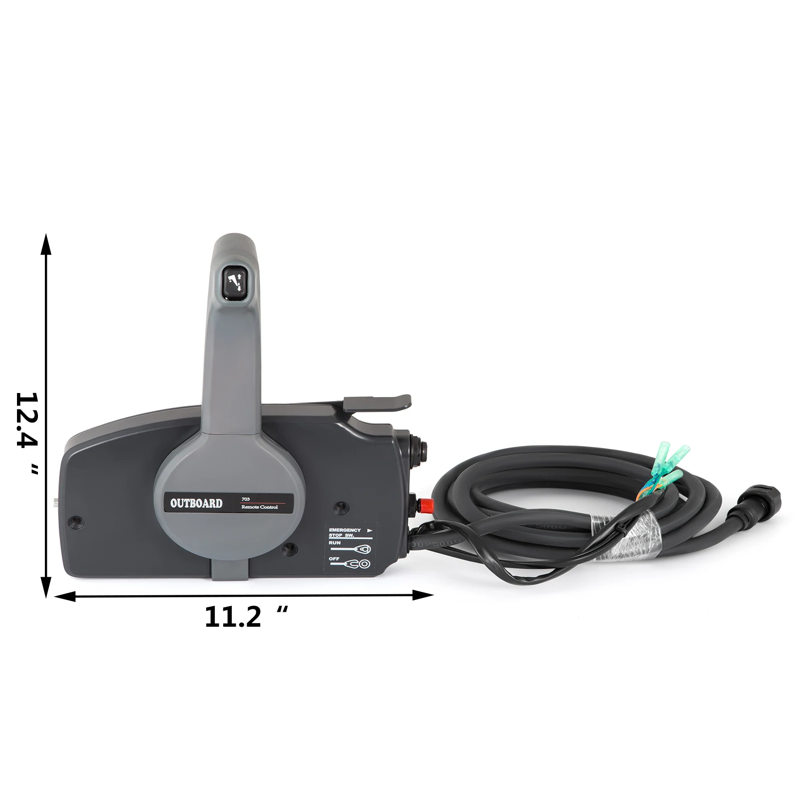 Outboard Remote Control Box for Yamaha Boats Motor With Throttle Shifter Boat Accessories 16 FT 10Pin Harness Tilt Switch