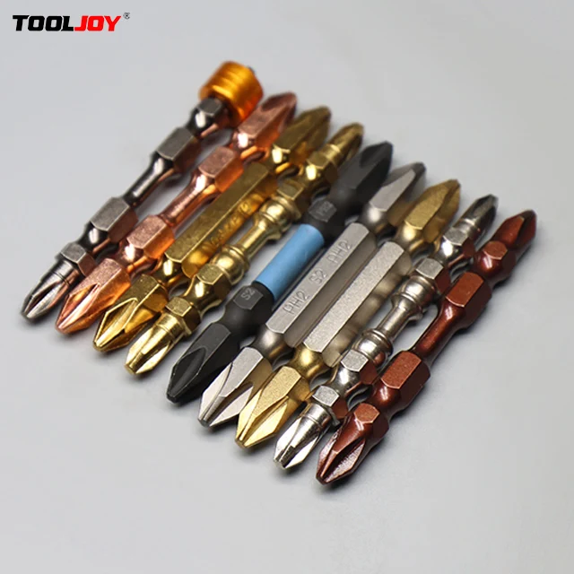 TOOLJOY 1/4' Double End magnetic screwdriver bit PH2 Double end S2 Screwdriver Drill Bit With High Quality