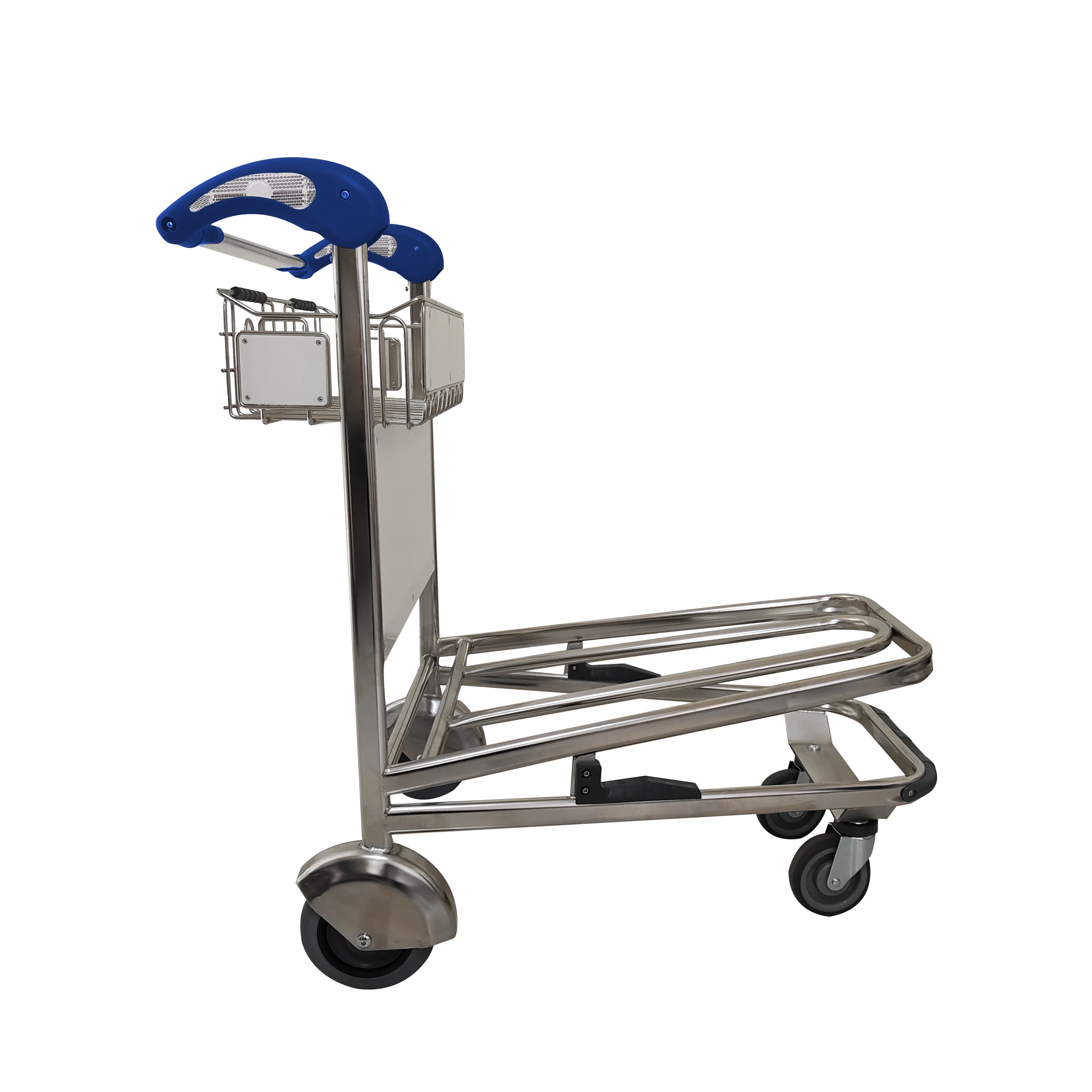 Aluminum alloy light weight airport shopping cart 200kgs250kgs trolley luggage trolly for airport passenger trolley