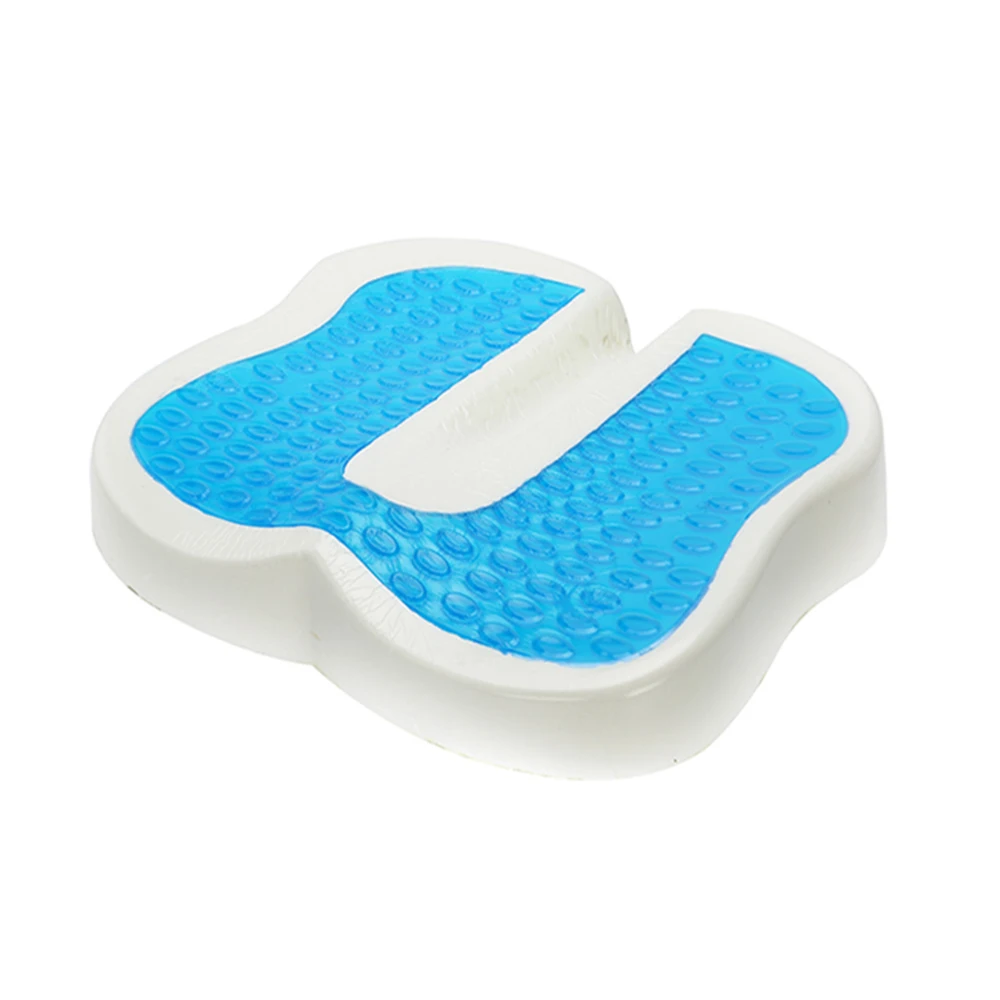 Orthopedic Comfort Office Chair Portable Comfy Car Driver Coccyx Cooling Memory Foam Cooling Gel Seat Cushion