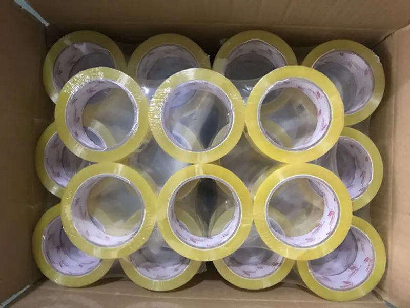 Adhesive Clear Box  Carton Sealing Package Transparent Clear Bopp Packing Tape