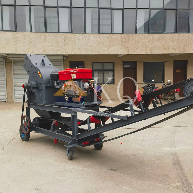 South African Gold Ore Hammer Mill Crusher Metal Shredder Hammer Crusher In Sand Production Line