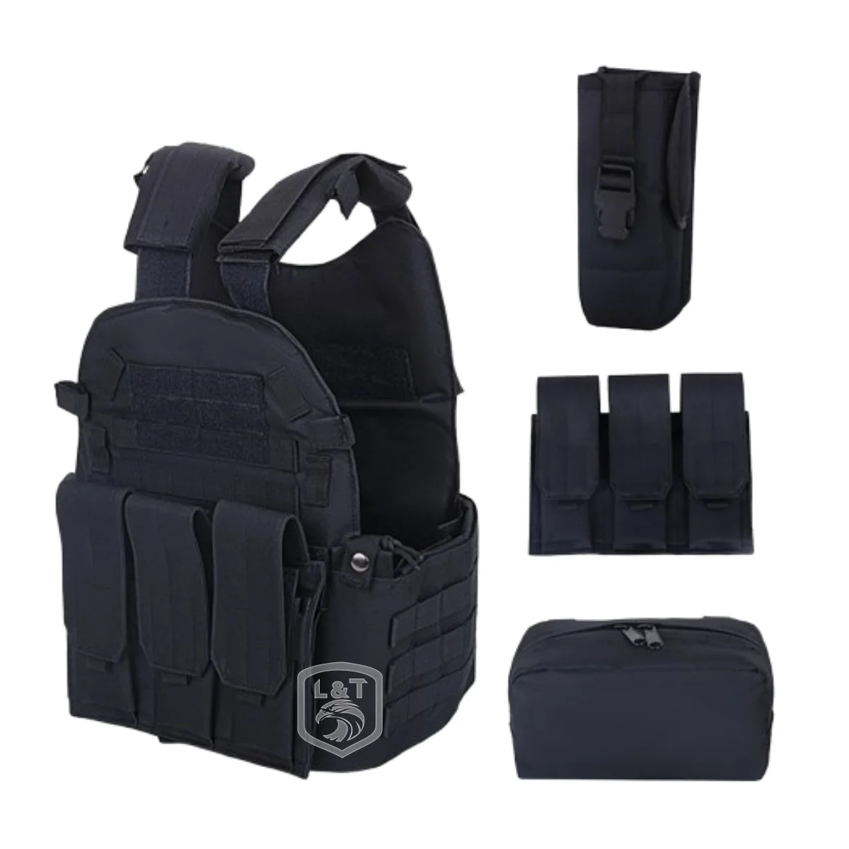 Multi-functioanal Oxford Waterproof Molle Tactical Vest Security Equipment Unisex For Tactical Training