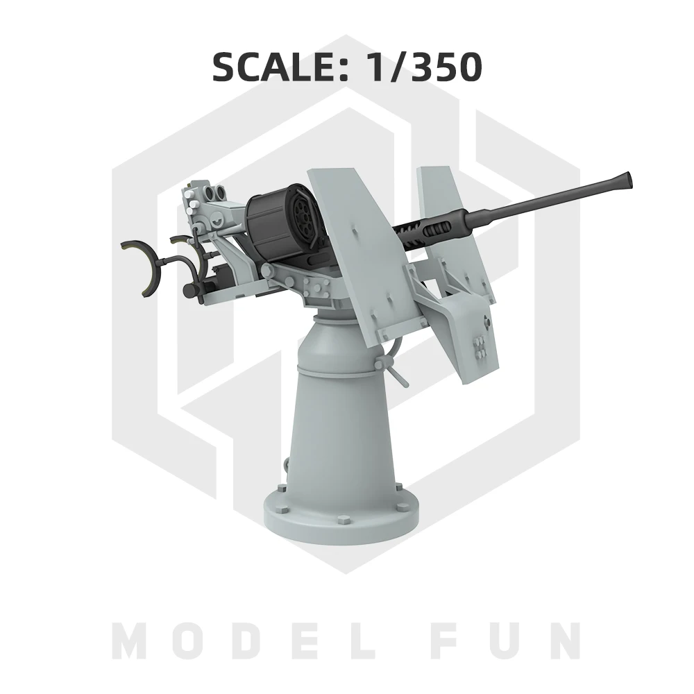 1/350 20mm OERLIKON For USN WARSHIPS 3D PRINTED MODEL NAVY WEAPON MODEL RESIN MODEL MFP35015