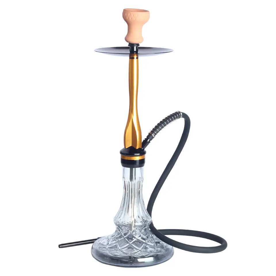 Индивидуальный эксклюзивный логотип кальян золотой и роскошный металлический для вечеринки