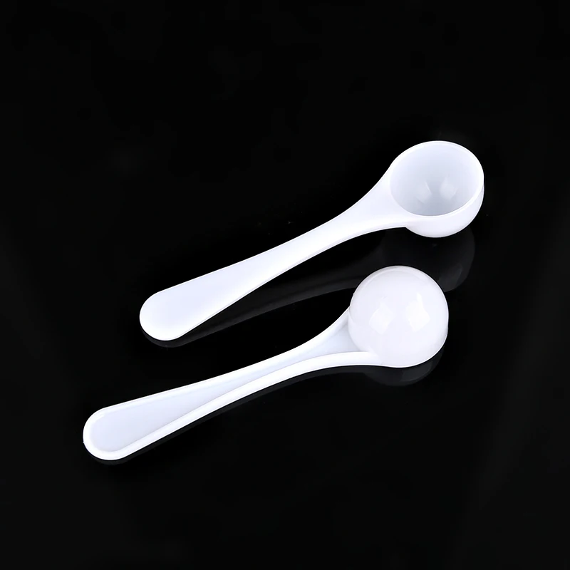 
Kitchen available salt spoon mini white 5g plastic measuring spoon 