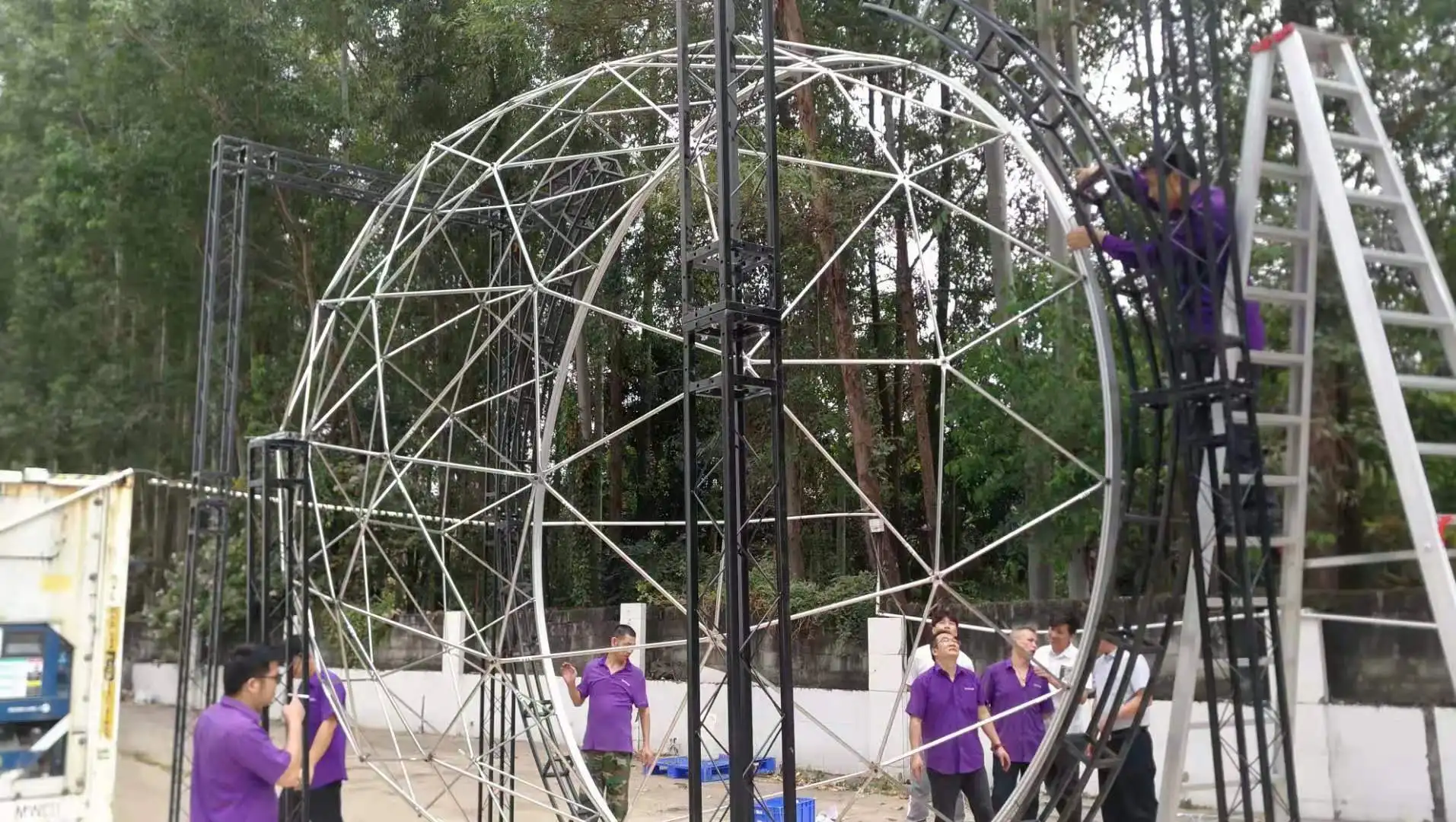 360degree 8 meters diameter Dome projection screen