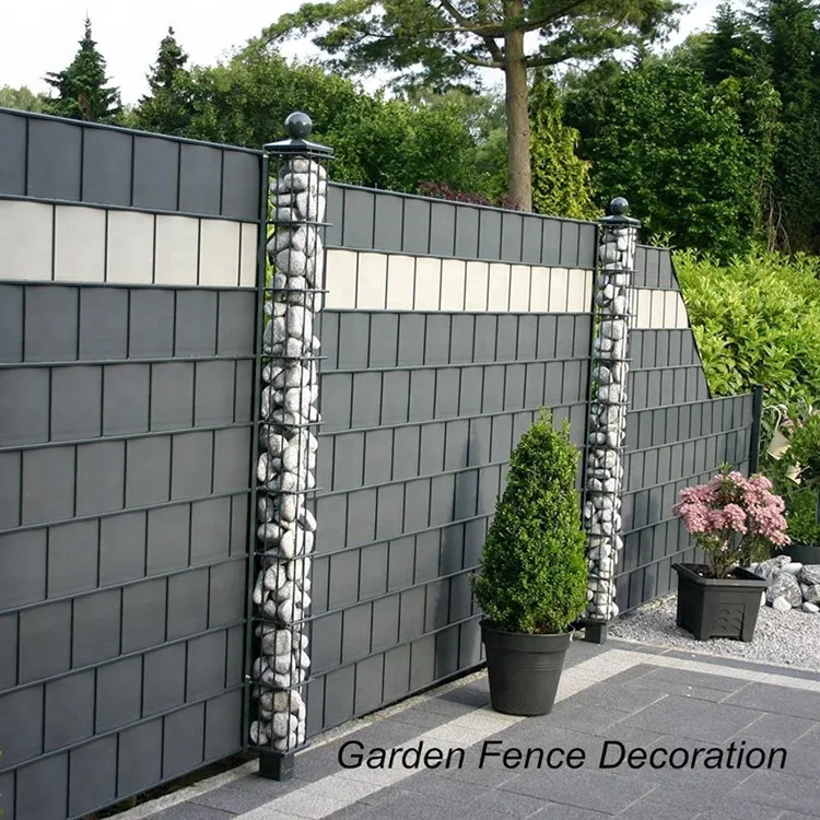 PVC Security Privacy Protective Panels Strip Rolls for aluminium/metal/steel galvanize wire mesh garden houses fence