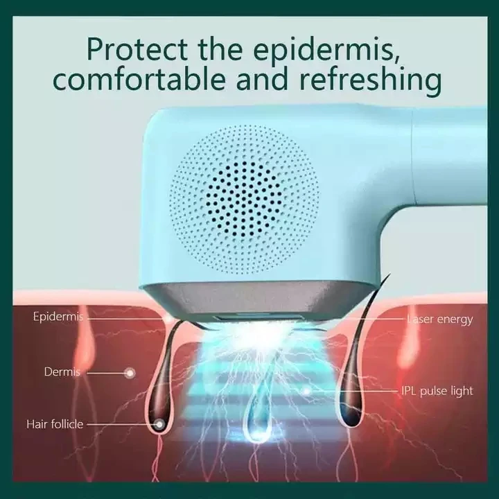 NEW IPL Laser Hair Removal Machine Updated Unlimited Flashes Painless ICE Cold Laser Hair Removal