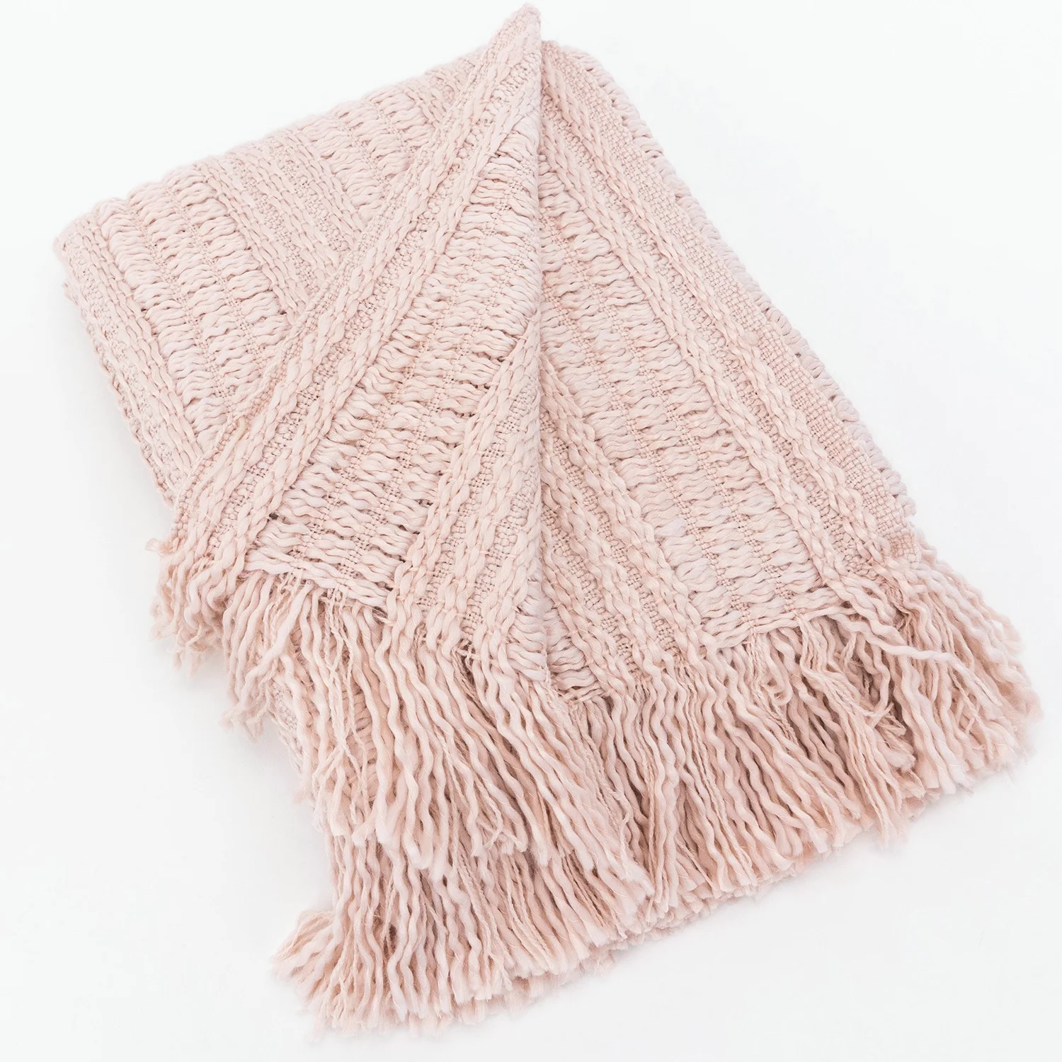 Home Textile Sofa Living Room Warm Boho Cuddly Graph Checks Grids Tufted Tassel Fringes Wraps Breathable Throw Covering Blanet