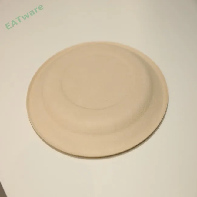 Pizza Plates Carton Box Food Serving Party Dishes for Restaurants Food Packaging Plat Factory Direct Customized 5000 Pcs BPI