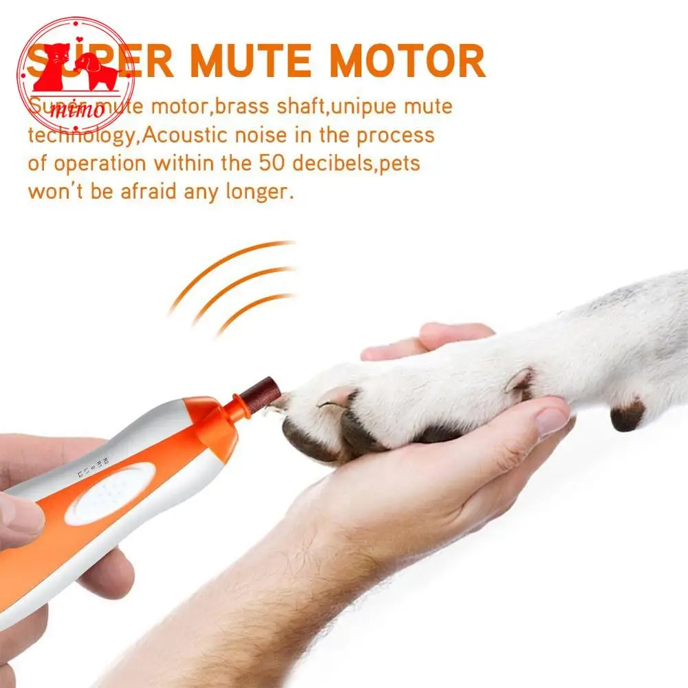 Upgraded Pet  Dog Nail Grinder Set Powerful Nail Clipper For Gentle Paws Grooming Nail Grinder For Dogs Cats