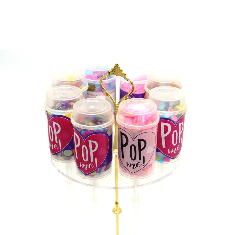 
11/15/20cm Sell Well New Type Birthday Wedding confetti popper Push Pop 