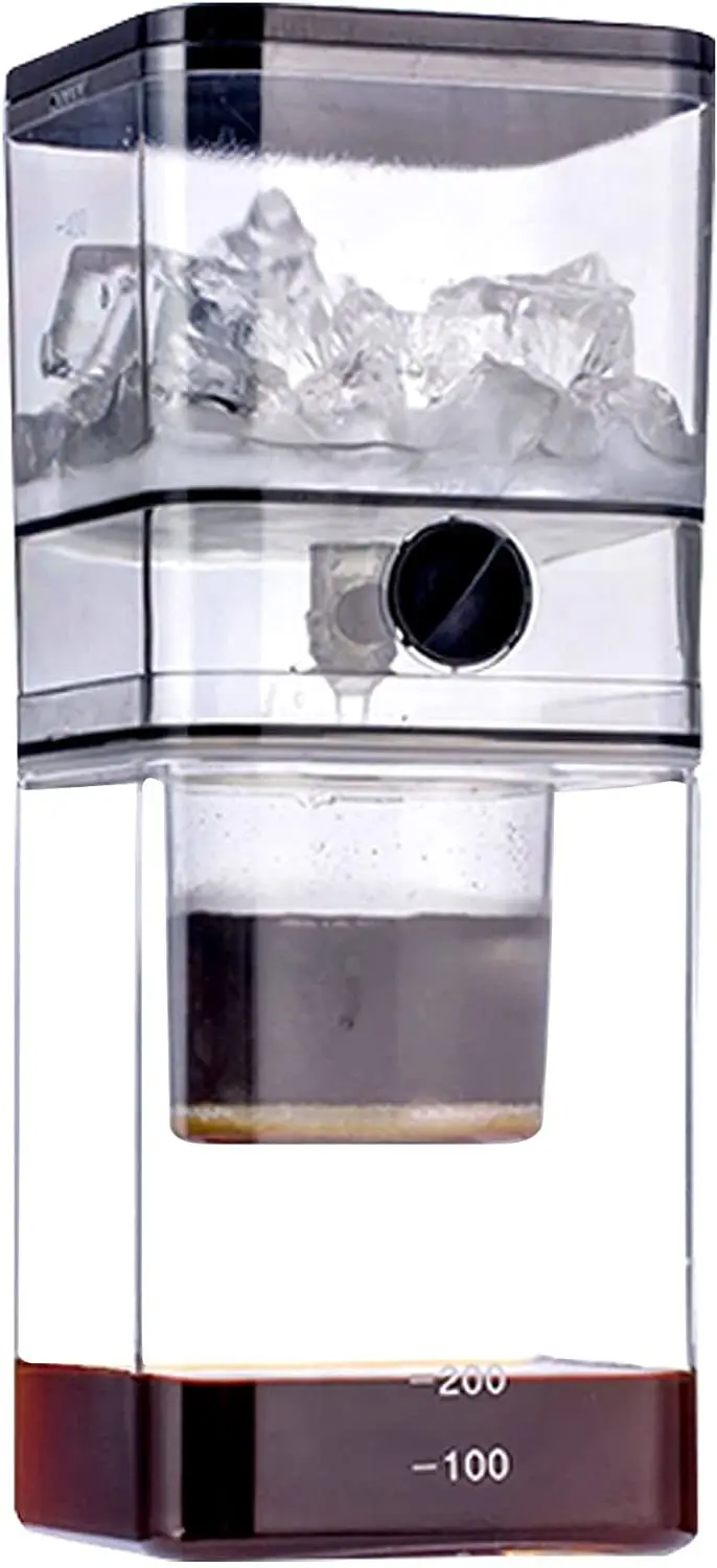 Coffee Machine Ice Drip Pot Portable Maker Cold Brew Dripper Iced Brewer Manual Integrated Stainless Steel FilterOther