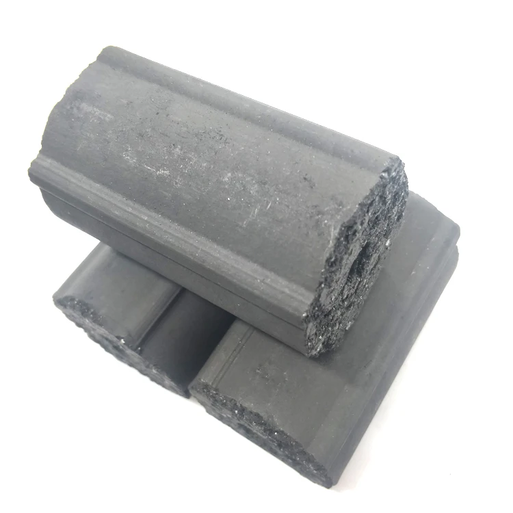 
made in Thailand long burning time hexagonal hardwood sawdust briquette bbq charcoal 