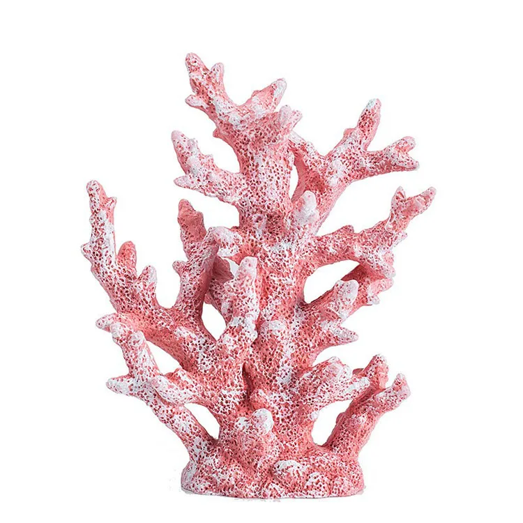 high quality  Resin Artificial Function Ceramic Coral Reef Rock Marine Aquarium Decorations for Fish Tank