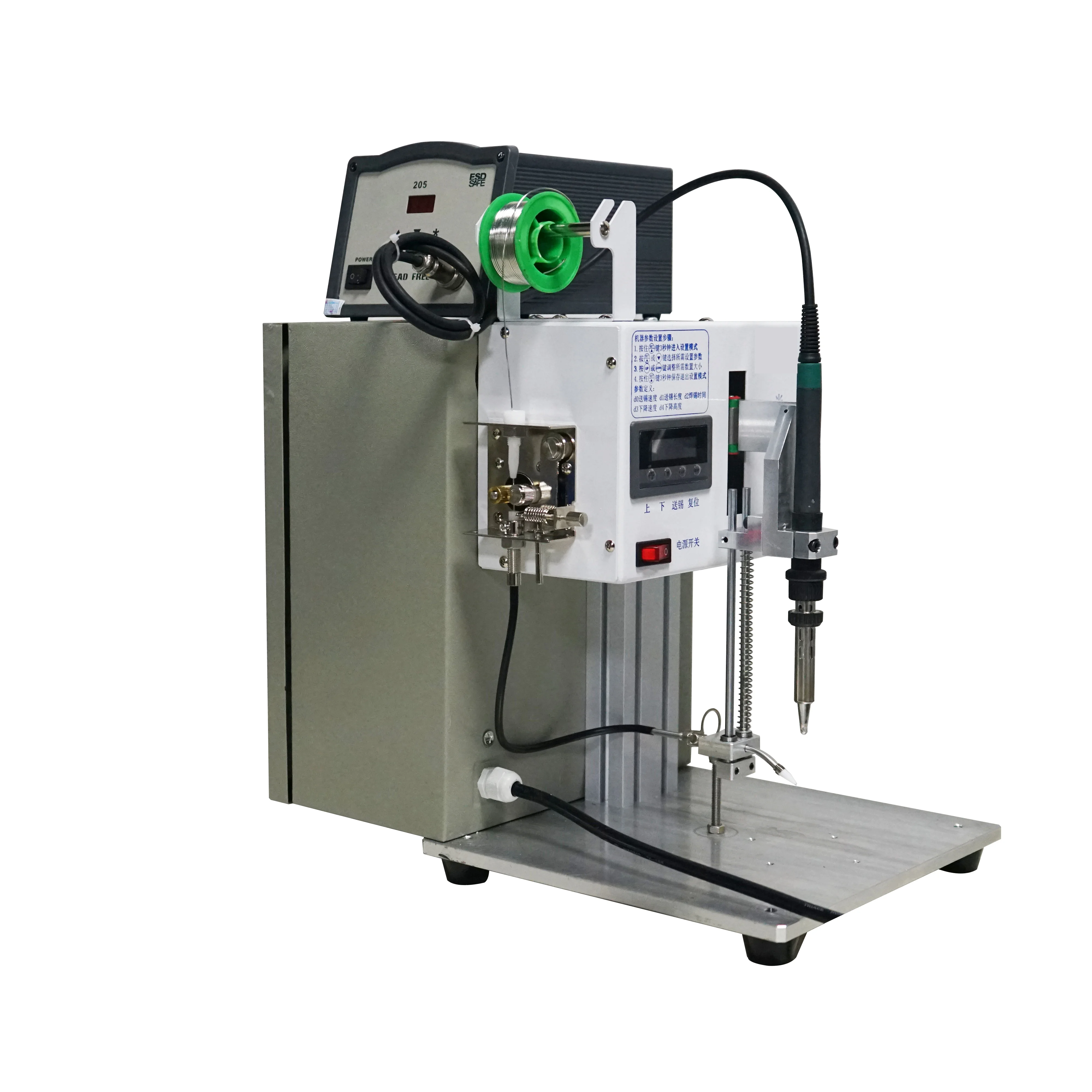 PCB lamp board lamp strip desktop Cable Wire  Soldering  Machine semi automatic usb cable soldering machine BZD01