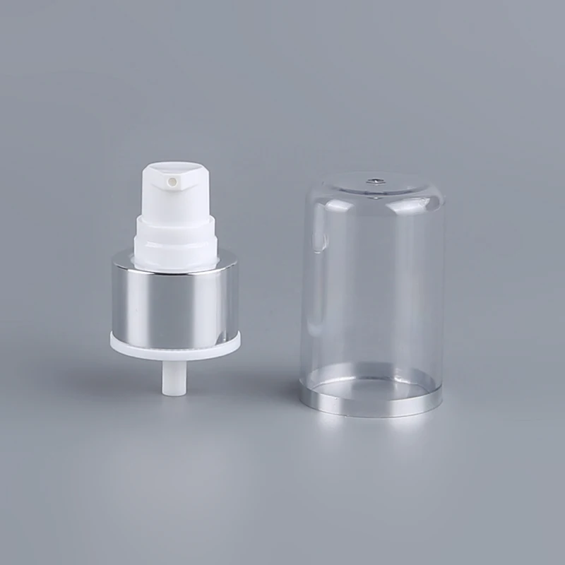 Customized pump cosmetic lotion vacuum cream bottle with cap