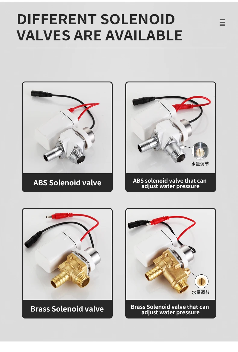 Commercial Touchless Bathroom Toilet Wall Mount Concealed Water Saving Sensor Urinal Flusher