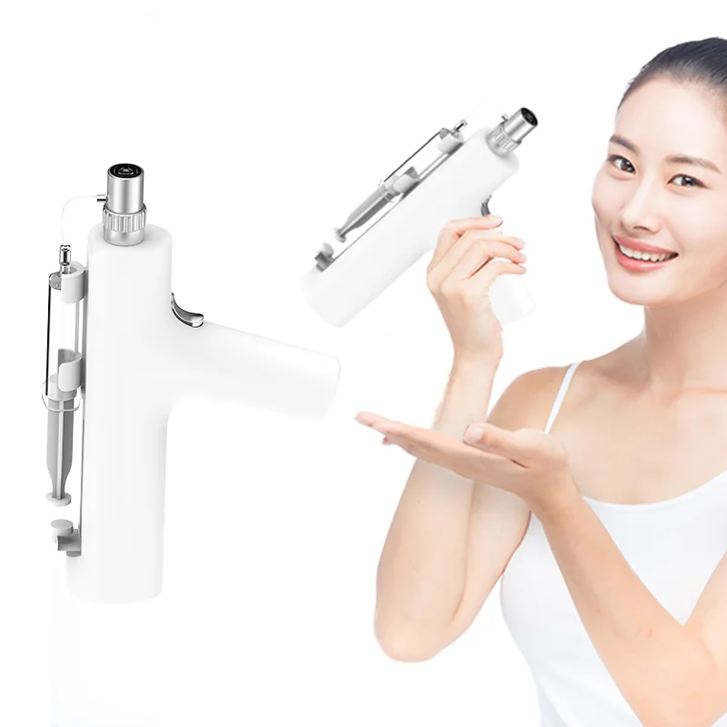 
Nano Meso Gun Needling Skin Infusion Machine Micro No Needle Mesotherapy with 3D Silicone Tips 