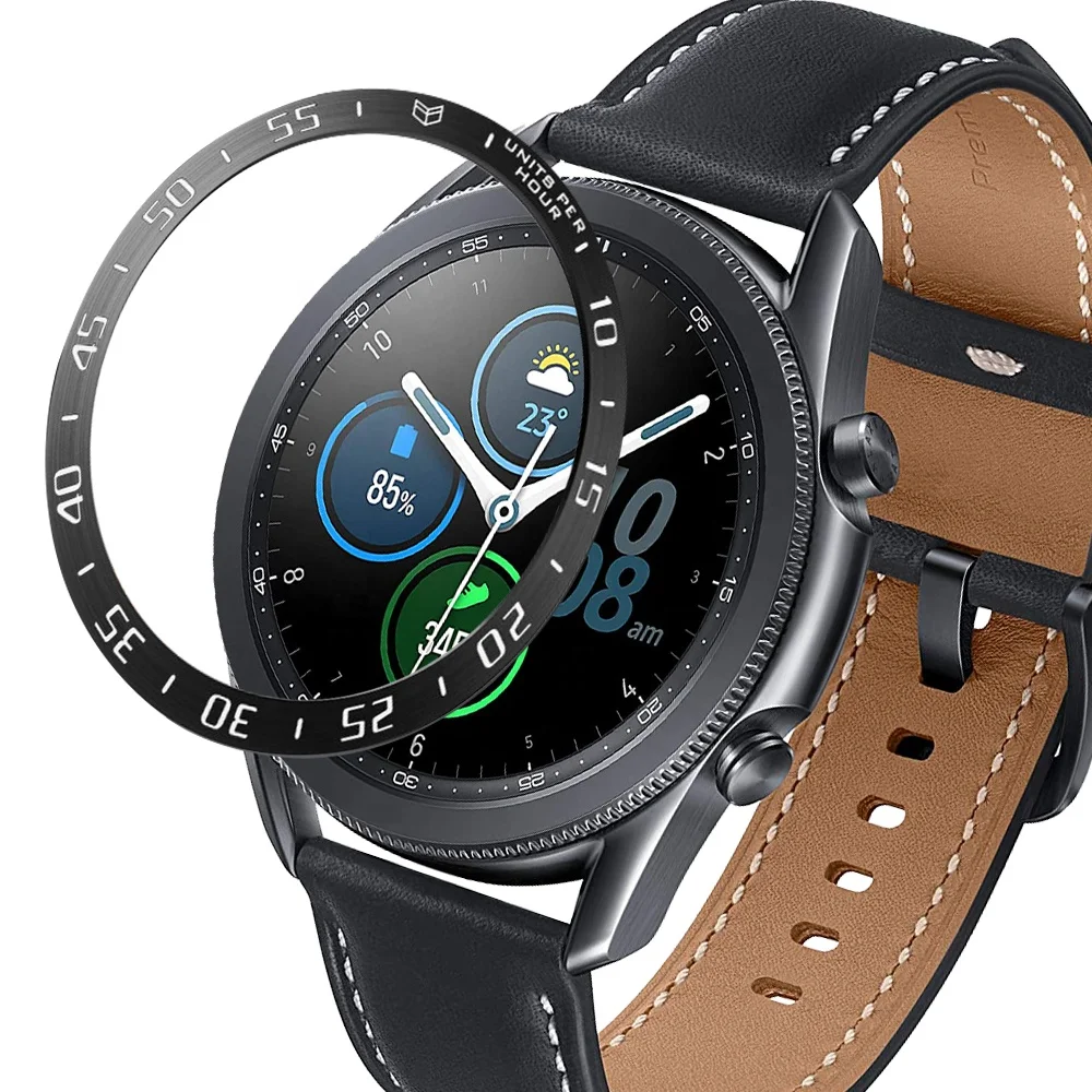 SIKAI новый тренд 45 мм Galaxy Watch 3 металлические часы Безель кольцо из нержавеющей стали вставка для