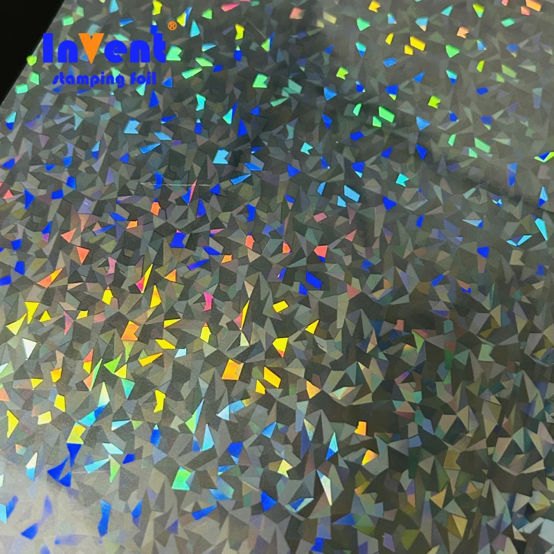 Low price Manufacturer transparent laser holographic laminator film Heat transfer hot stamping foil rolls