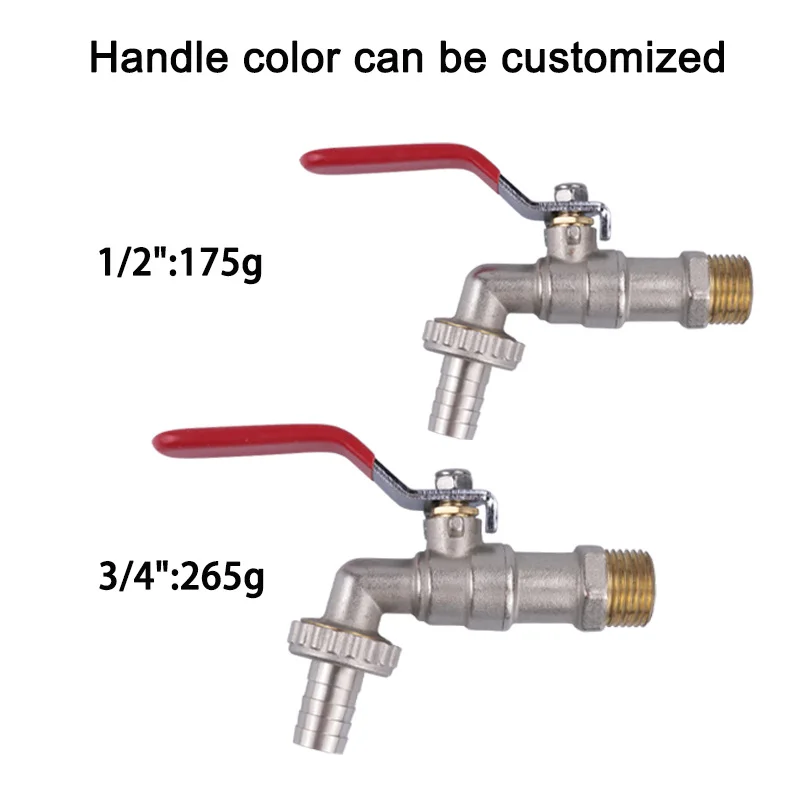 TMOK Hot Sale Faucet Garden Wall Mounted Brass Water Bib Tap Bibcock