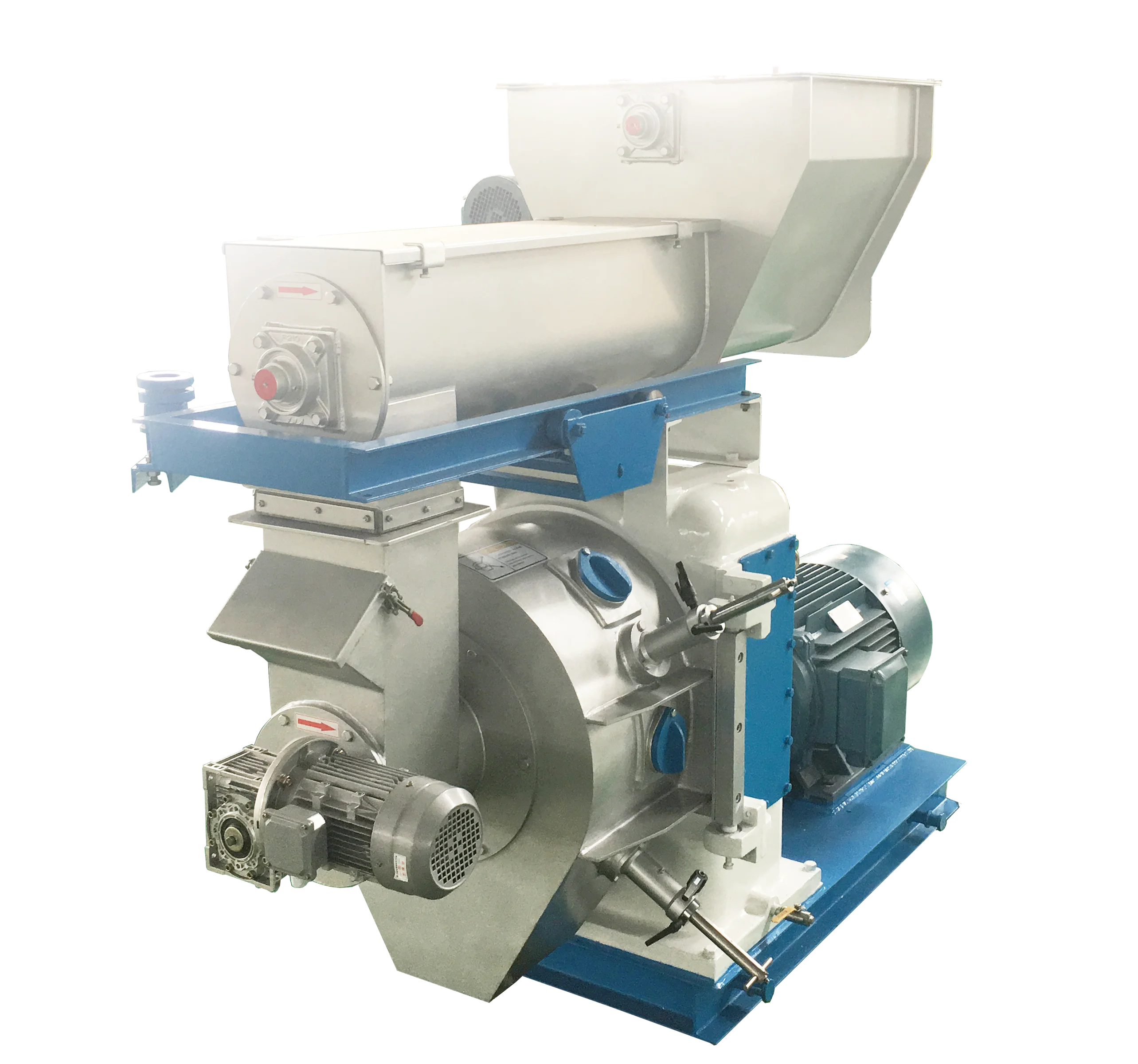 Ring die sawdust pellet machine sawdust horizontal pelletizing biomass pellet machine