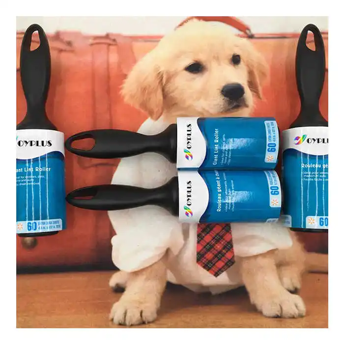 Best selling pet hair remover extra sticky lint tape roller for cleaning clothes dog cat hair remover
