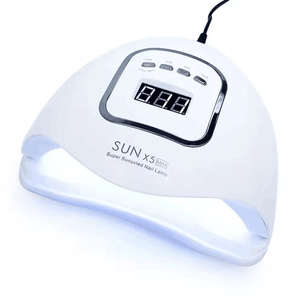 Professional SUN X5 MAX  80W Super Sunuvled Gel Polish UV-LED Nail Lamp With Removable Base