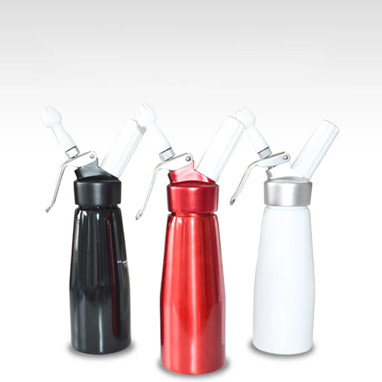 C240 500 мл Красная алюминиевая плетка для крема пенообразователь Пистолеты кофе десерта свежий крем дозатор масла устройство вспенивания