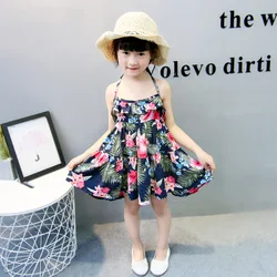 New design 2022 3 year old girls clothes european dress summer children girl sundress elegant casual dresses high quality