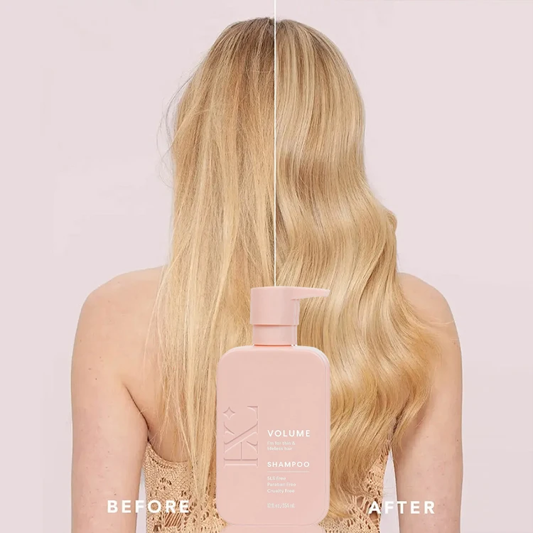 Private Label Shampoo and  Conditioner Set Repair Demaged Ginger Extract Vitamin E and Coconut Oil Hair Care Products