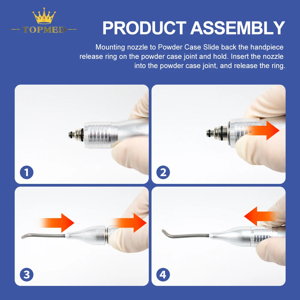Оборудование для пероральной терапии и аксессуары красочный стоматологический пневматический струйный Пескоструйный пистолет гигиенический наконечник зубов пластиковый полировщик