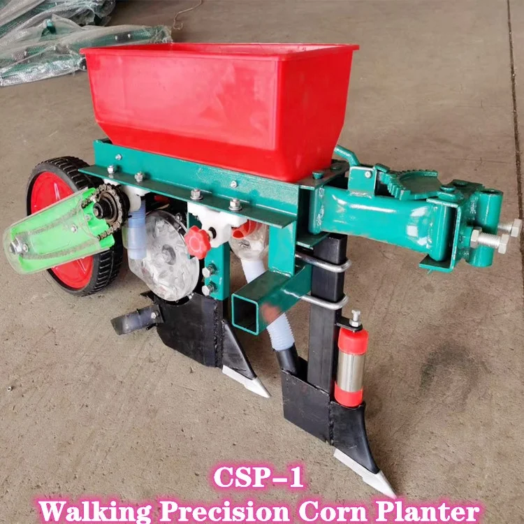 Hand Held Corn Soybean Sowing and Fertilization Integrated Machine Planter No Tillage Machine Maize Planter Machine 2 Rows SCP-1