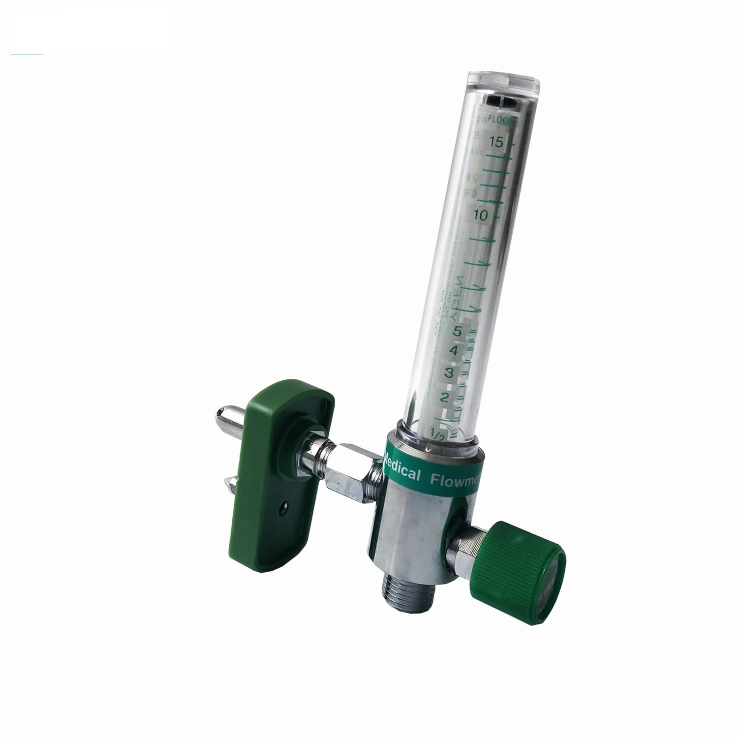 High quality and good price Medical Oxygen regulator Flow meter with humidifier bottle Flow range 0-15LPM Chemetron adapter