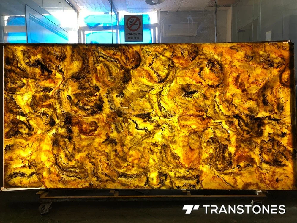 Artificial Onyx Alabaster Translucent Sheet Backlit Sheet