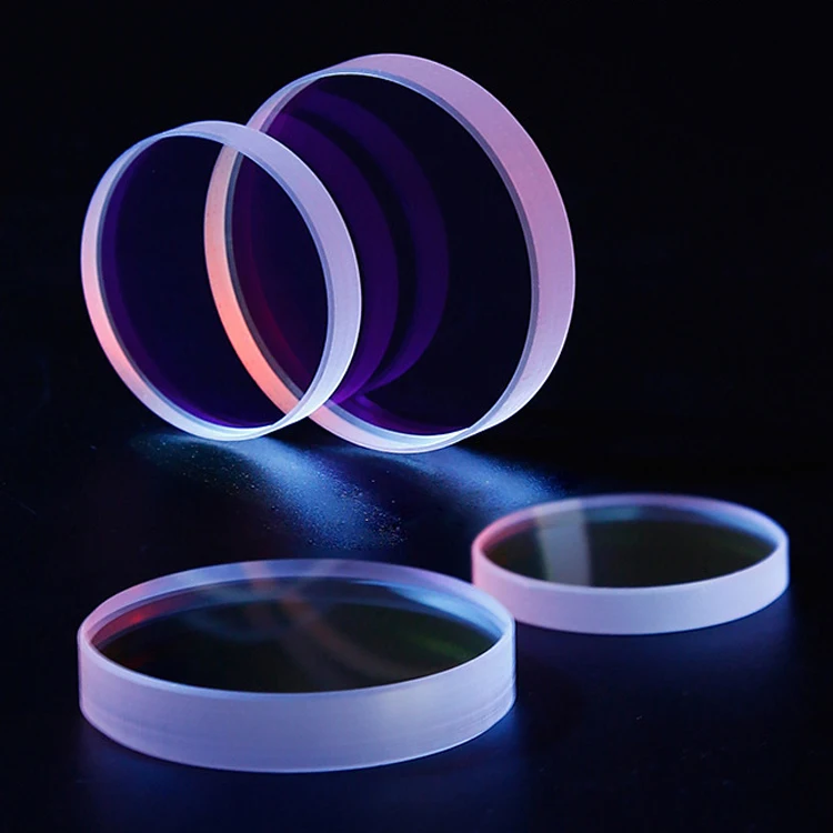 40-50 Series Fused Silica Optical Fiber Window AR Coated 40*2mm 50*2 Laser Protective Glass Lens for Laser Cutting Head