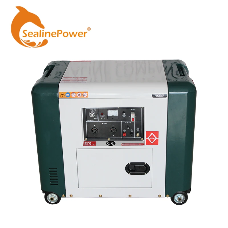 4Kw Silent Diesel generator Air-cooled With Cheap Price 4kva generator set alternator with digital panel ATS