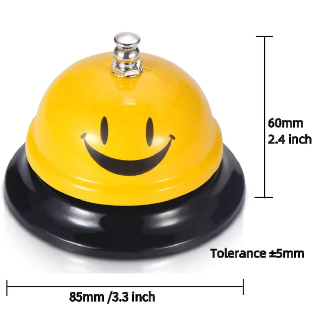 Table Bell Restaurant Bells Call Bell for The Porter Kitchen Restaurant Office Bar Hotel Schools with Smile Face