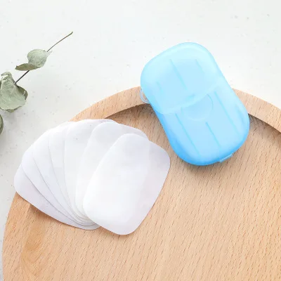 Travel Disposable Soap Tablet Boxed Soap Paper Portable Hand Washing Mini Tablet