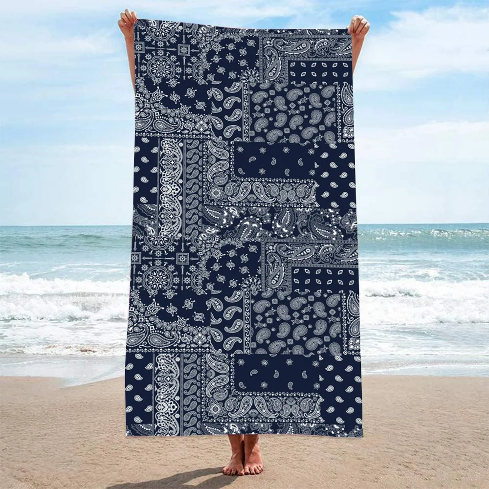 Big turtle print beach towel 27.5x55.1 inches microfiber swimming bath towel for kids and adults quick dry and super absorbent