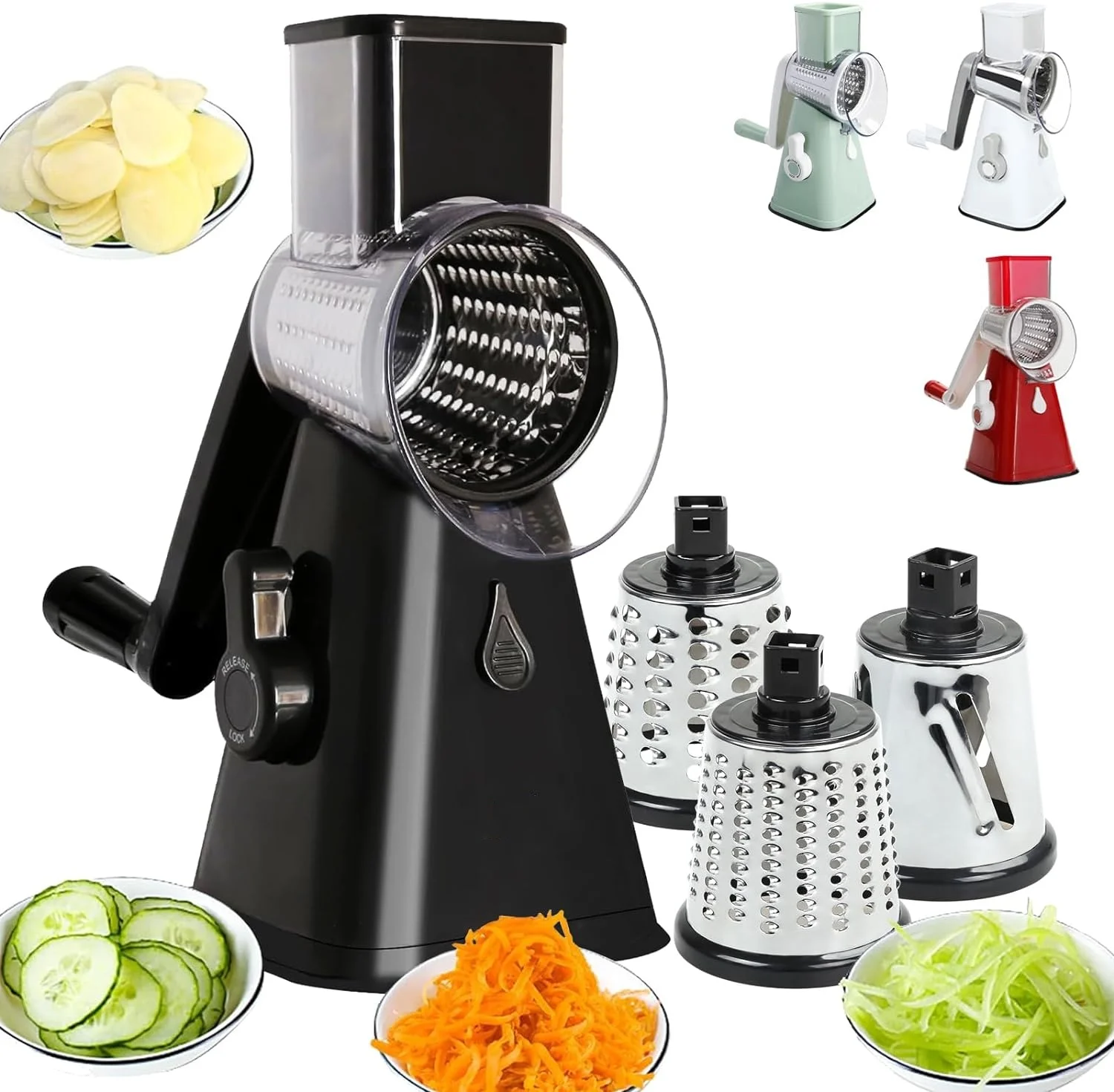 Vegetable Cutter Machine Electric Potato Chips Slicer Cheese Cutter Food Processor Kitchen Manual Vegetable  For Commercial,