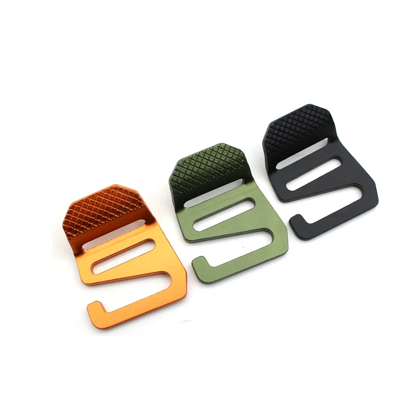 Customized Logo 25mm Backpack Accessories Durable Thickening Type  G Hook Aluminum Buckle
