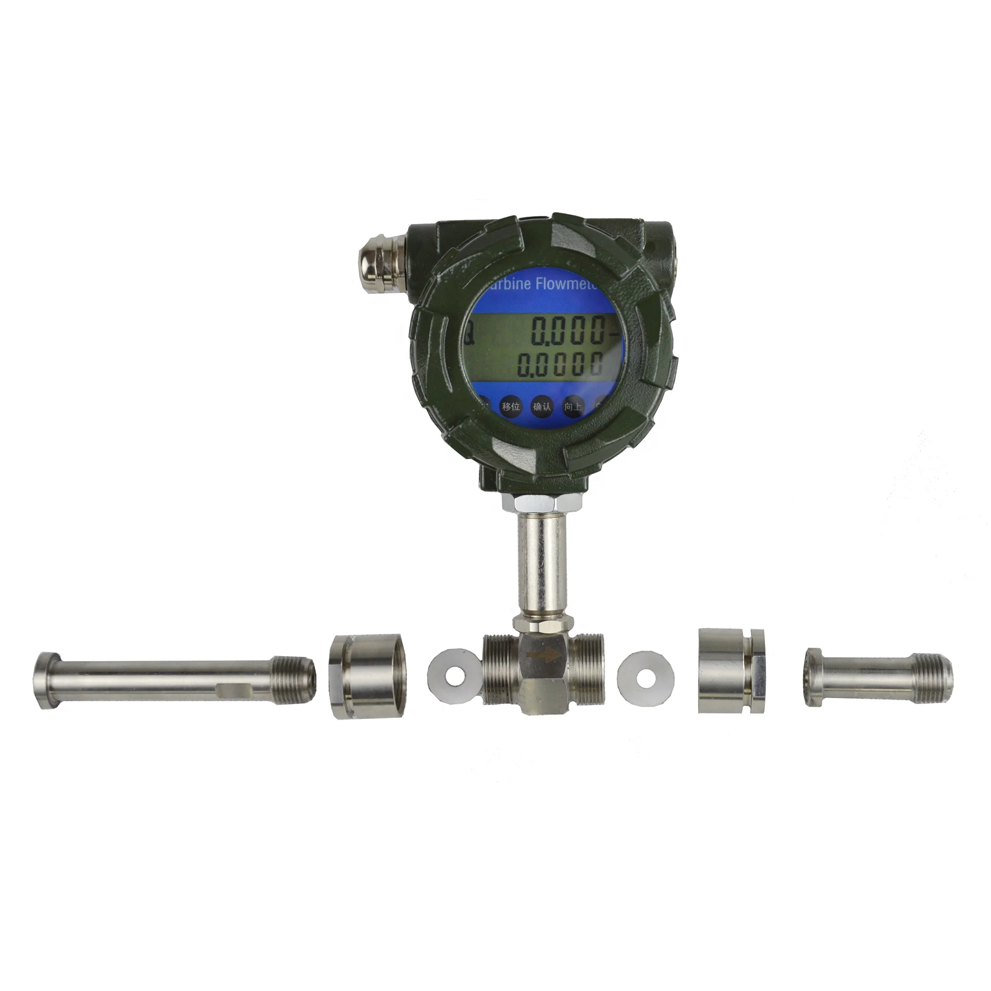 LWGY digital liquid turbine flowmeter with low price and high  performance is supplied by manufacturers