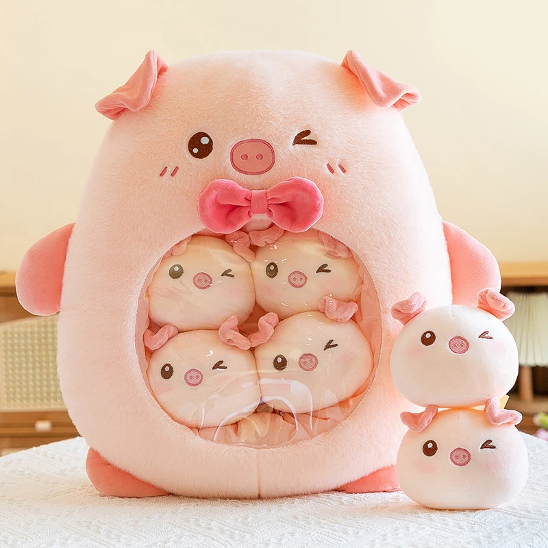 Cute Capybara Snack Pillow Stuffed Mini Animal Capybara Doll For Kids Birthday Gift Capybara Decompression Plush Toy Pillow