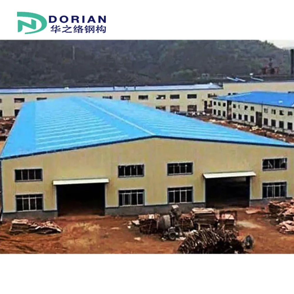 Large Dome Roof Steel Shade Structure Warehouse Building 60X100 Feet