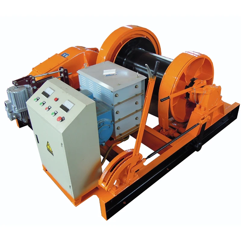 ming hoist winch 20Ton 25Ton 30Ton first drum brake second DISC BRAKE clamp drum double safe