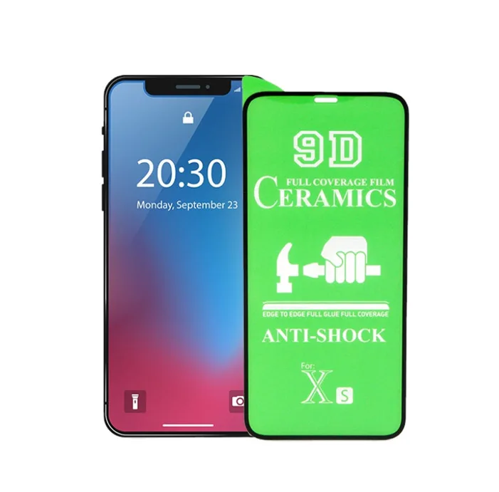 Anti-shock Ceramic Protective Film For iPhone 13 12 Mini 11 Pro XR XS Max X 8 7 6 Plus Full Cover Mobile Phone Screen Protector