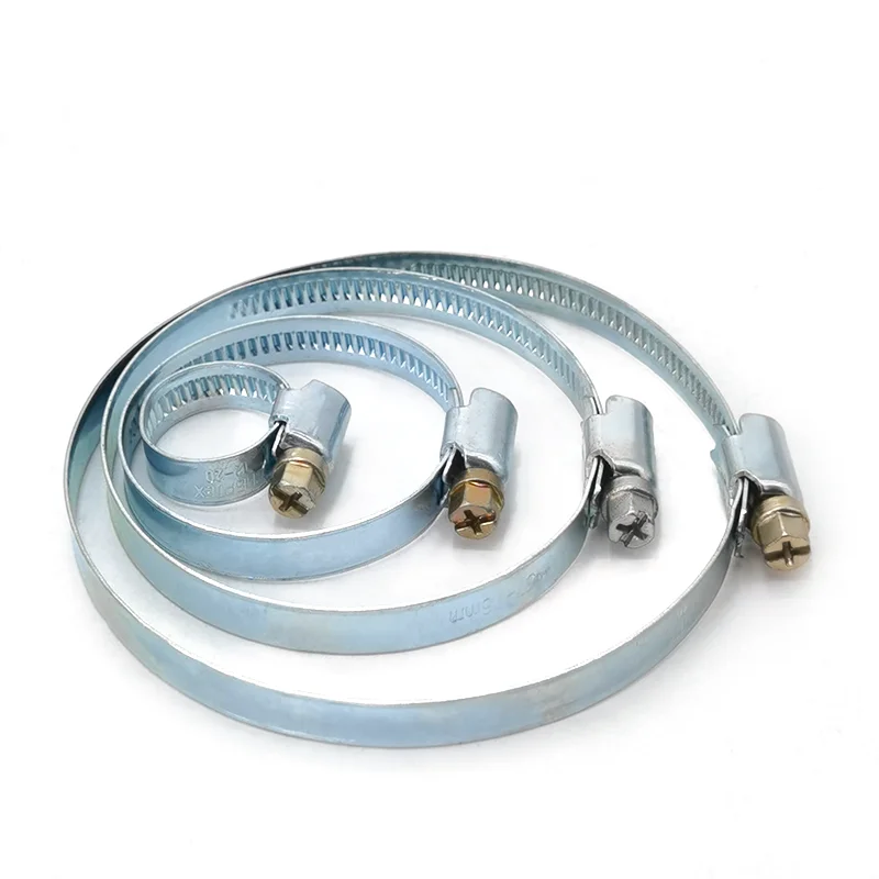 Factory Direct Sale Stainless Steel German Type Hose Clamp Good Quality Gear Clamps